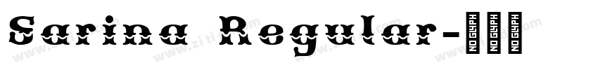 Sarina Regular字体转换